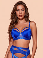 Cobalt Muse Strappy Lingerie Set