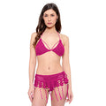Pink Paradise Fringe Crochet Lingerie Set