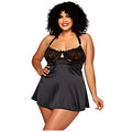 Midnight Luxe Plus Size Babydoll Night Gown