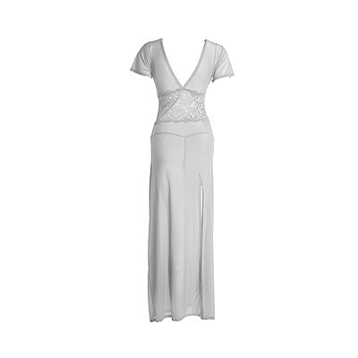 Moonlight Lace Sheer Maxi Night Gown