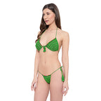 Emerald Muse Crochet Lingerie Set