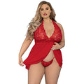 Ruby Romance Plus Size Babydoll Night Gown