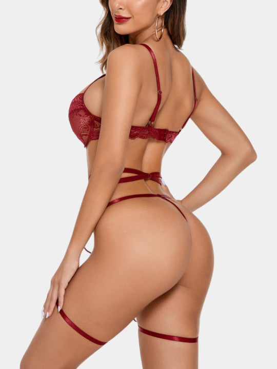 Scarlet Muse Lace Lingerie Set