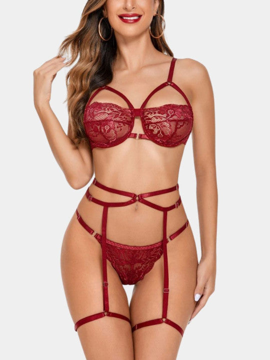 Scarlet Muse Lace Lingerie Set